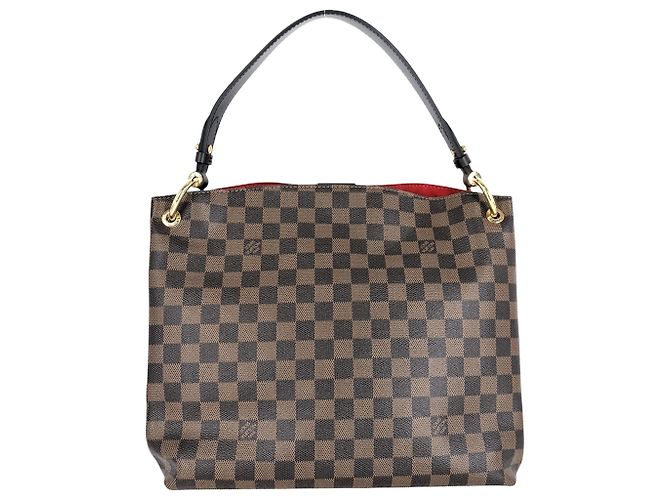 Borsa Louis Vuitton Graceful PM Marrone Damier ebene - vista 2