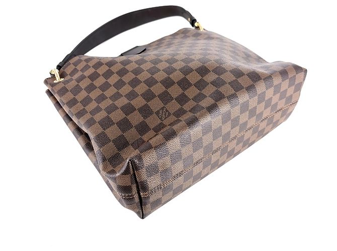 Borsa Louis Vuitton Graceful PM Marrone Damier ebene - vista 3