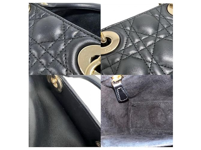 Borsa a mano Christian Dior Lady Dior Small Nero - vista 12