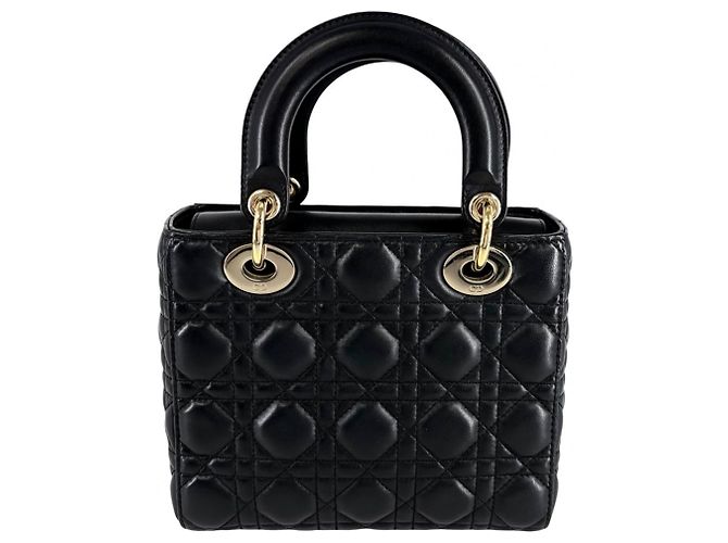 Borsa a mano Christian Dior Lady Dior Small Nero - vista 2