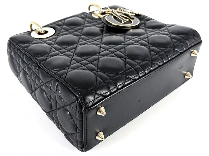 Borsa a mano Christian Dior Lady Dior Small Nero - vista 3