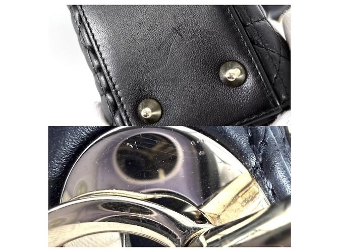 Borsa a mano Christian Dior Lady Dior Small Nero - vista 8