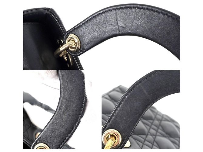 Borsa a mano Christian Dior Lady Dior Small Nero - vista 9