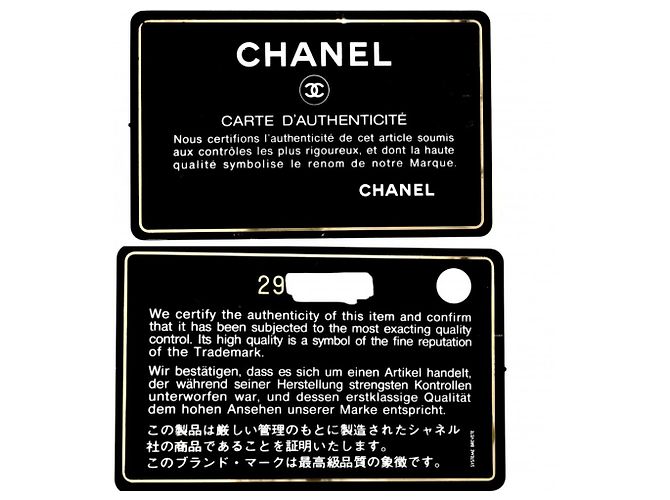 Tarjetero Chanel de piel de becerro granulada amarilla Amarillo - vista 9