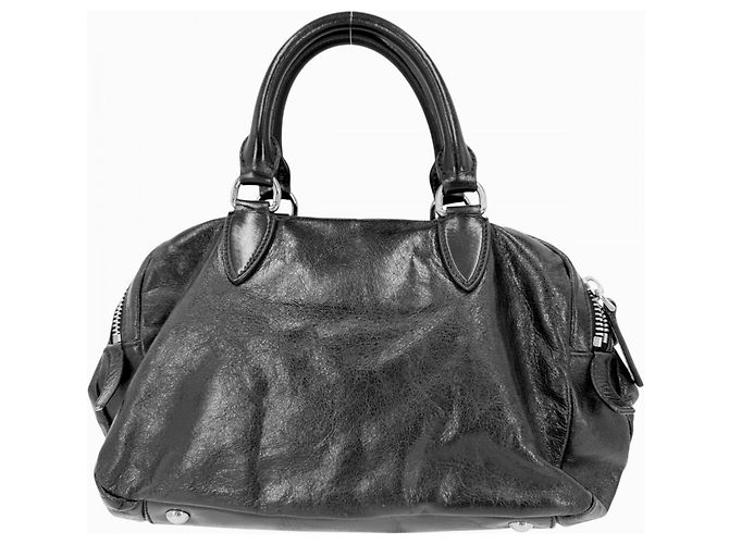 Borsa a mano Miu Miu in pelle nera Nero - vista 2