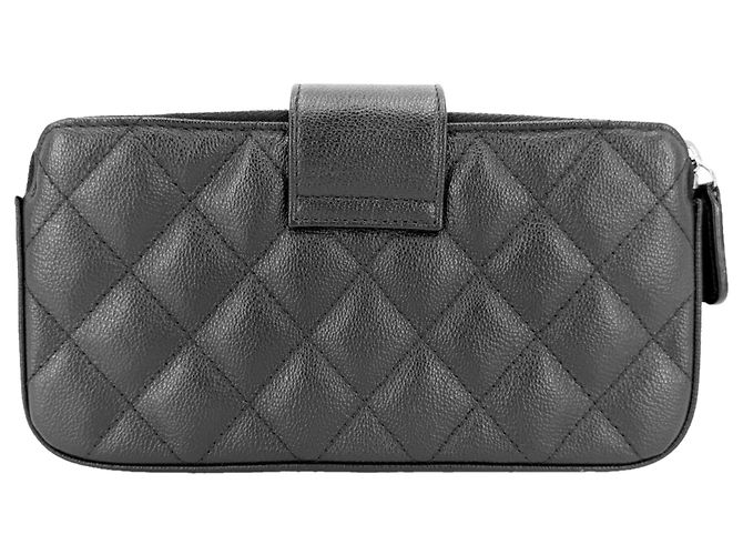 Portafoglio con catena Chanel Matelassé Nero - vista 2