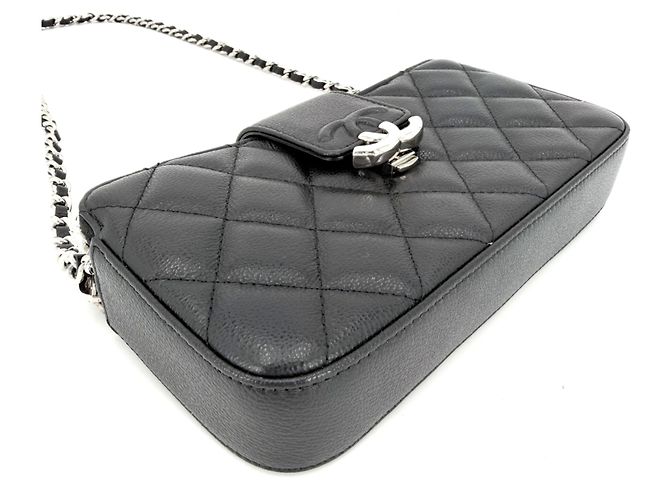 Portafoglio con catena Chanel Matelassé Nero - vista 3