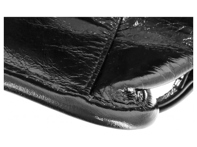 Borsa a tracolla Prada in pelle nera Nero - vista 6