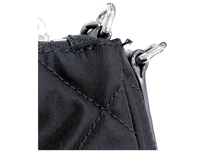 Borsa a mano trapuntata e borsa a tracolla da donna Prada Nero - vista 6