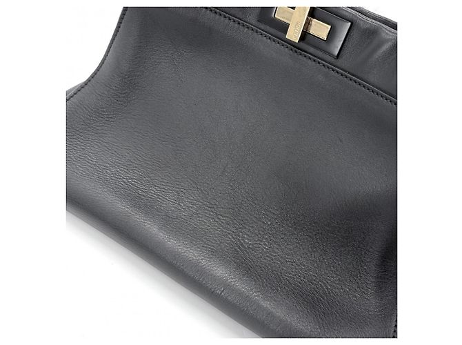 Borsa Fendi Peekaboo Regular Nero - vista 8