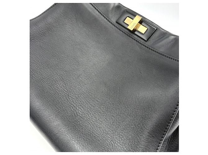 Borsa Fendi Peekaboo Regular Nero - vista 9