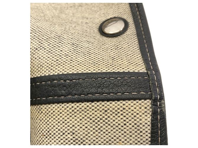 Hermès Borsa Tote Hermes Garden Party PM Marrone Nero - vista 5