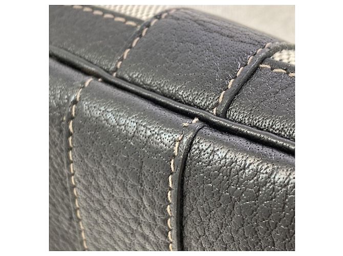 Hermès Borsa Tote Hermes Garden Party PM Marrone Nero - vista 8