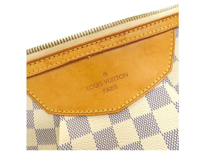 Louis Vuitton N41113 Siracusa PM Shoulder Bag Blu Damier ebene - vista 10