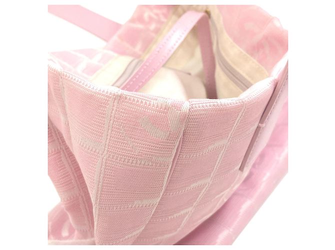 Timeless Borsa Tote Chanel New Travel Line PM Rosa - vista 10