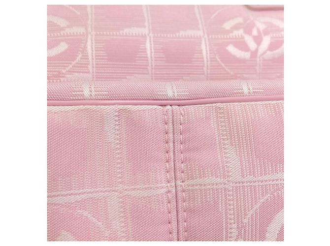 Timeless Borsa Tote Chanel New Travel Line PM Rosa - vista 11