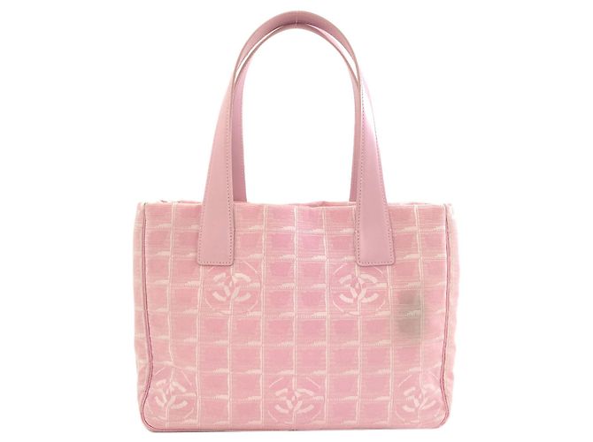Timeless Borsa Tote Chanel New Travel Line PM Rosa - vista 2