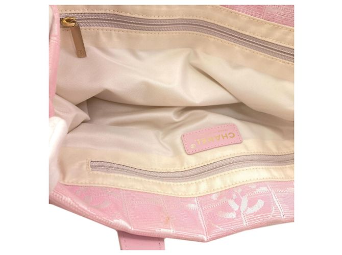 Timeless Borsa Tote Chanel New Travel Line PM Rosa - vista 9