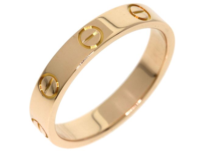 Anello Mini Love Cartier in oro rosa 18K - vista 2