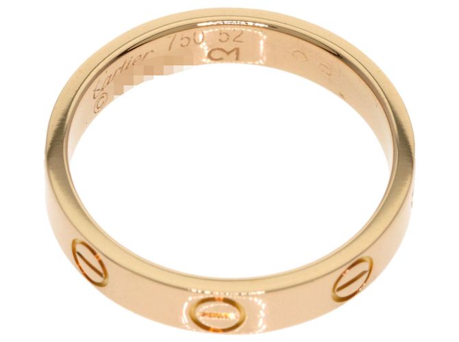Anello Mini Love Cartier in oro rosa 18K - vista 4