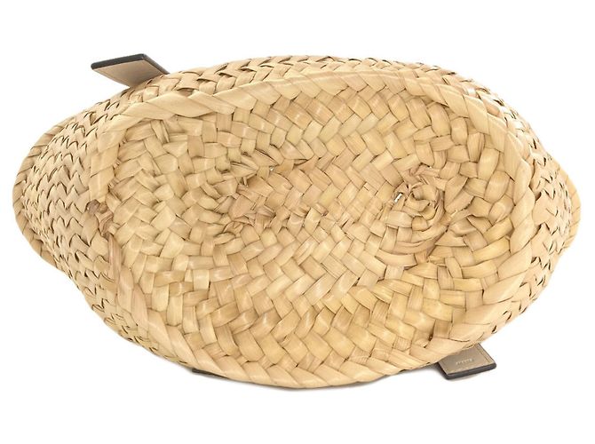 Borsa Tote Basket Small Loewe Bianco - vista 4