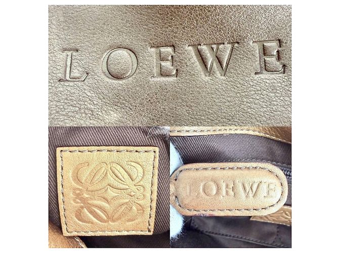 Borsa Loewe Fiesta Metallic da donna Bronzo - vista 5