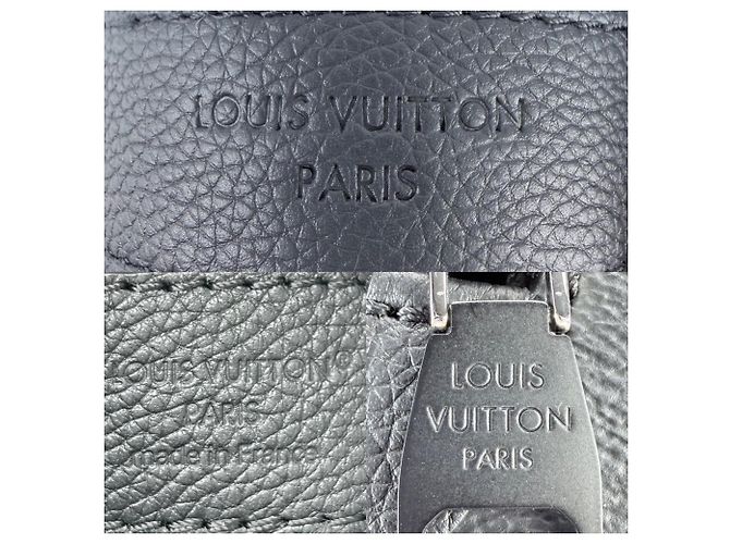 Borsa Louis Vuitton Monogram Midnight Canvas Nero - vista 5