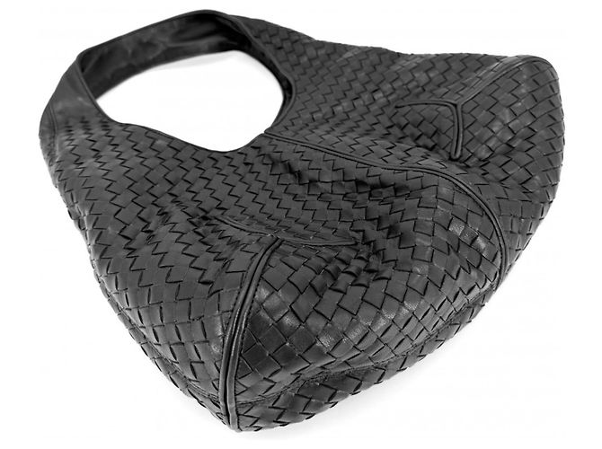 Borsa Bottega Veneta Intrecciato Nero - vista 3