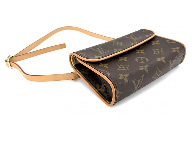 Borsa vita Pochette Florentine da donna Louis Vuitton Marrone - vista 3