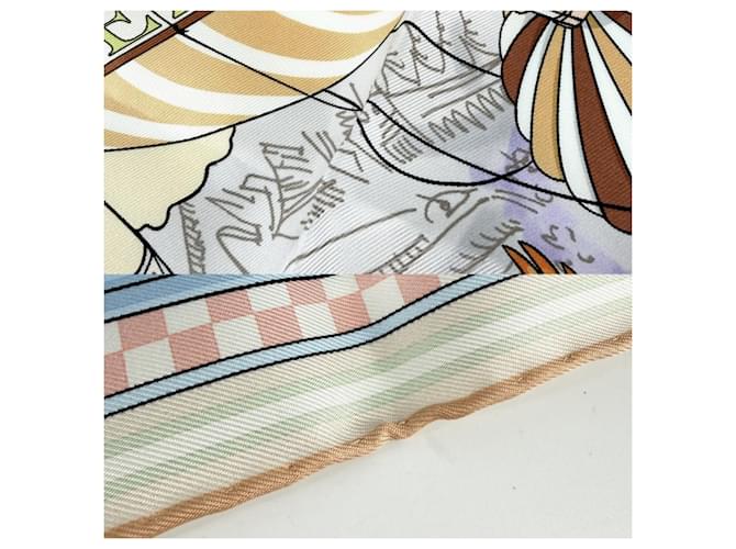 Louis Vuitton Seidentuch Mehrfarben Beige - Ansicht 4
