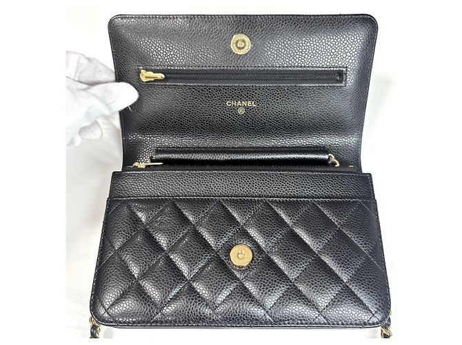 Borsa a tracolla Chanel Matelassé Nero - vista 4
