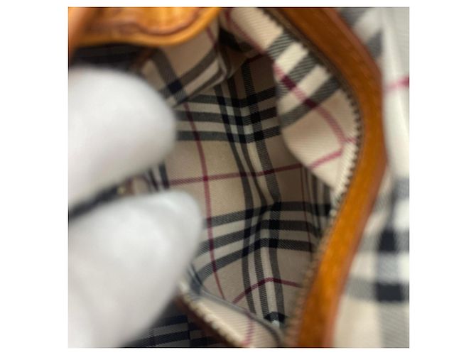 Bolso de mano Burberry de cuero marrón Castaño - vista 6