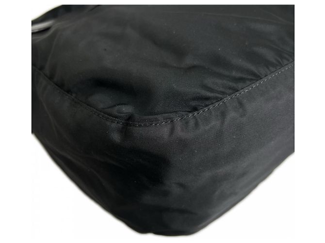 Borsa a tracolla Prada in nylon nero - vista 14