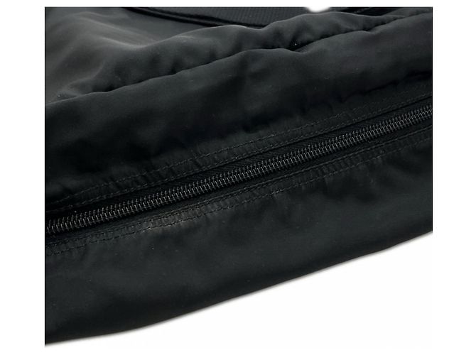 Borsa a tracolla Prada in nylon nero - vista 19
