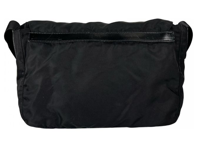 Borsa a tracolla Prada in nylon nero - vista 2
