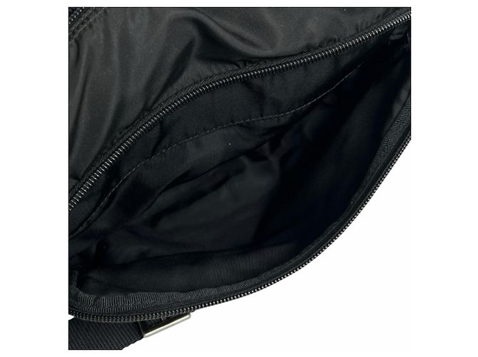Borsa a tracolla Prada in nylon nero - vista 7