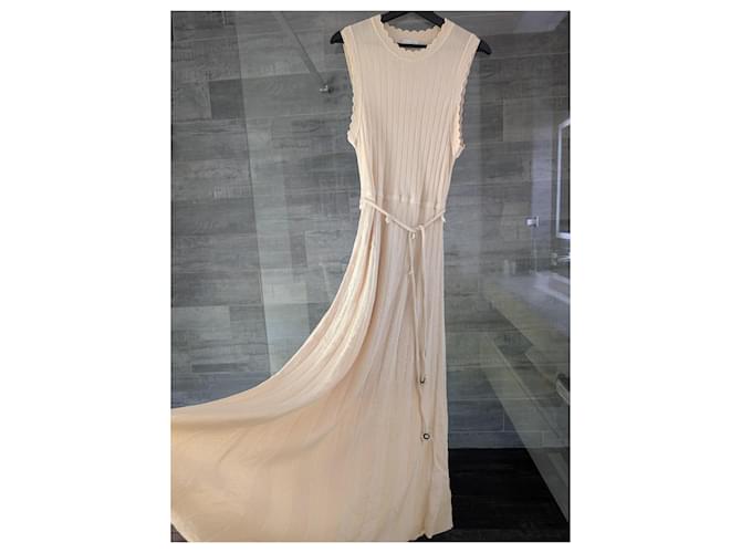 Sandro Juliane langes Strick-Maxikleid Beige - Ansicht 2