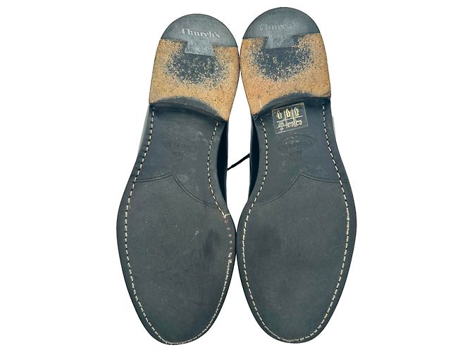 Scarpe Derby con lacci Church's Shannon in pelle Olive - vista 10
