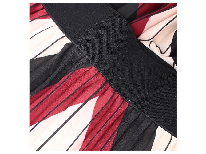 Ba&Sh Hendy Pleated Midi Skirt in Multicolor Polyester  Multiple colors - view 13