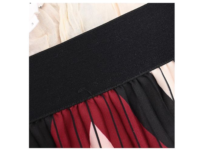 Ba&Sh Hendy Pleated Midi Skirt in Multicolor Polyester  Multiple colors - view 14