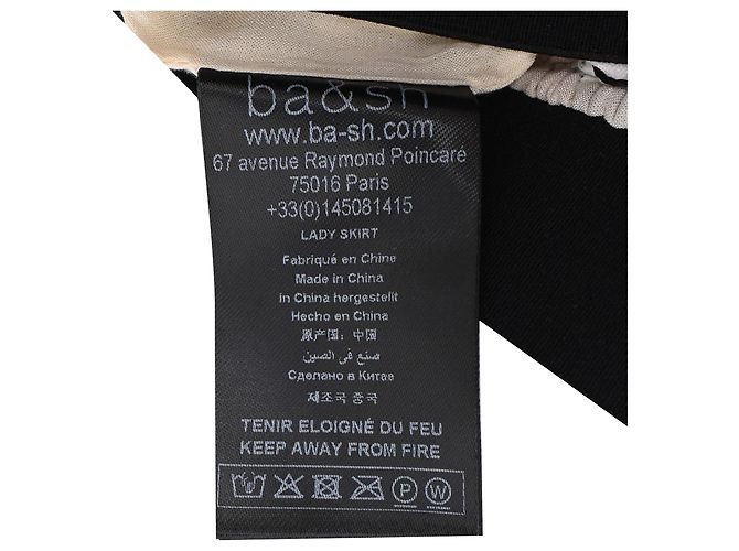 Ba&Sh Hendy Pleated Midi Skirt in Multicolor Polyester  Multiple colors - view 5