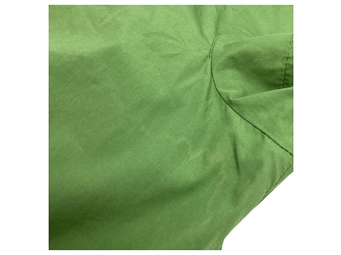Vestido midi Magma Weekend Max Mara en algodón verde - vista 7