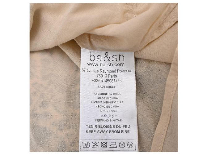 Ba&Sh Travis Mini-Kleid mit Blumenprint aus multicoloured Viskose Mehrfarben - Ansicht 6