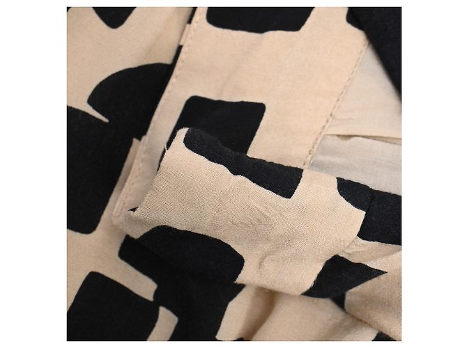 Falda midi estampada Ba&Sh en viscosa beige - vista 10
