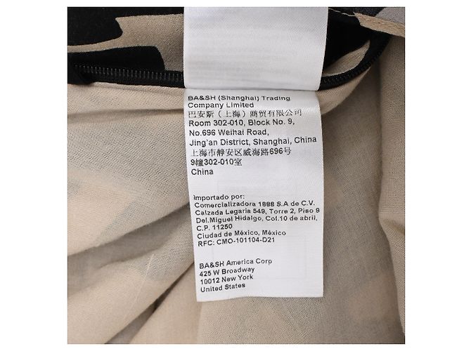 Falda midi estampada Ba&Sh en viscosa beige - vista 7