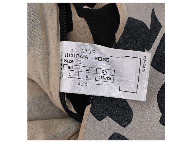 Falda midi estampada Ba&Sh en viscosa beige - vista 9