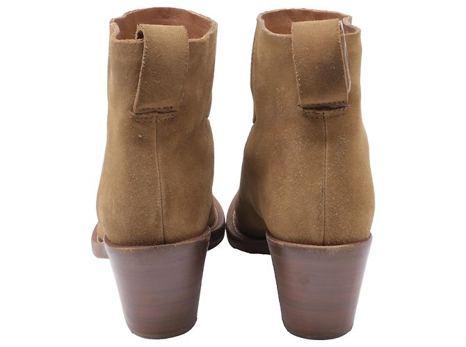 Stivaletti Acne Studios Donna in camoscio marrone - vista 5