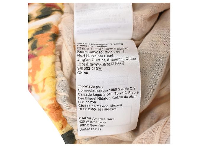 Gonna midi Ba&Sh Diary a stampa floreale in cotone multicolore - vista 7