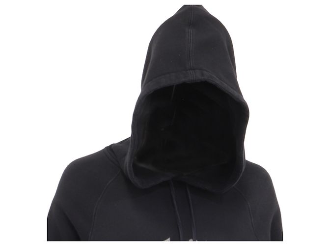 Sudadera con capucha Saint Laurent 1971 en algodón negro - vista 2