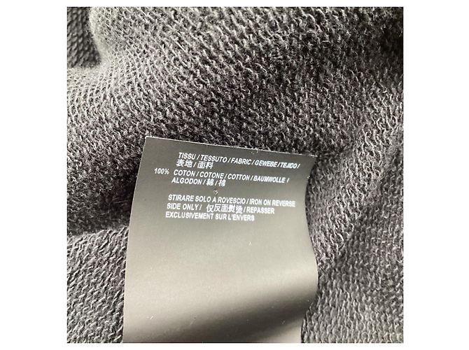 Sudadera con capucha Saint Laurent 1971 en algodón negro - vista 7
